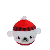 Bass Pro Shops Santa&#39;s Wonderland Polar Bear Clip Plush Stuffed Animal 2019 4.5&quot; - $21.28