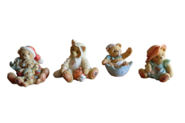 Lot 4x Cherished Teddies Holiday Christmas Halloween Easter Mother Bear ... - $11.40