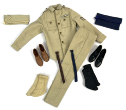 Vintage Barbie Doll Ken Clothes 797 Army &amp; Air Force 1963 Outfit Uniform... - £113.42 GBP