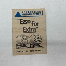 Esso Petrol Advertisers Announcement 1960&#39;s Made in England - £11.66 GBP