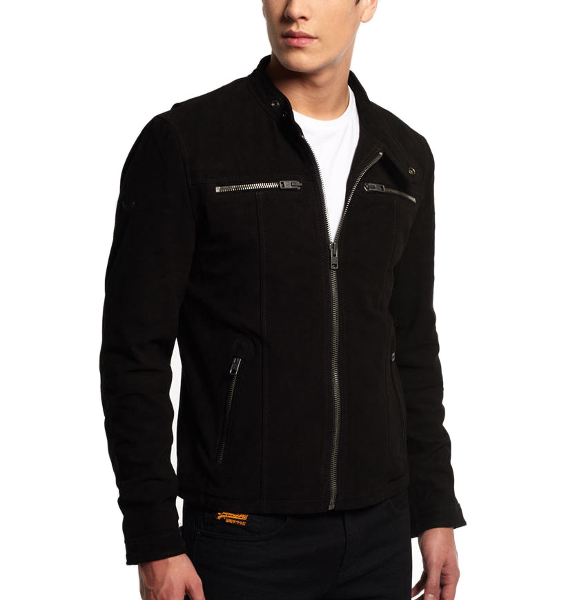 Men black Suede leather jacket, Suede jacket for men, Mens leather jacket 2019
