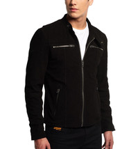 Men black Suede leather jacket, Suede jacket for men, Mens leather jacket 2019 - £113.88 GBP