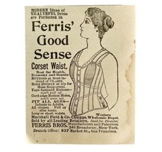 Ferris Good Sense Corset Waist 1894 Advertisement Victorian Clothing ADB... - $372.19 MXN