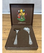 Auerhahn Sesame Street Youth Child&#39;s Bert Spoon Stainless 1980&#39;s Danish ... - $752.48 MXN