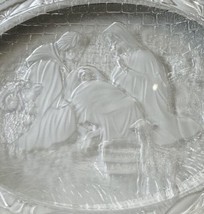 Vintage Mikasa Oval Holiday Plate Nativity Scene Tray Joseph Mary Jesus ... - $761.72 MXN