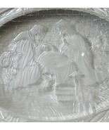 Vintage Mikasa Oval Holiday Plate Nativity Scene Tray Joseph Mary Jesus ... - $750.10 MXN