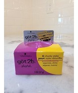 Schwarzkopf Got2b Playful Texturizing Cream Pomade 4 Chunky Styles 2 oz - €15,28 EUR