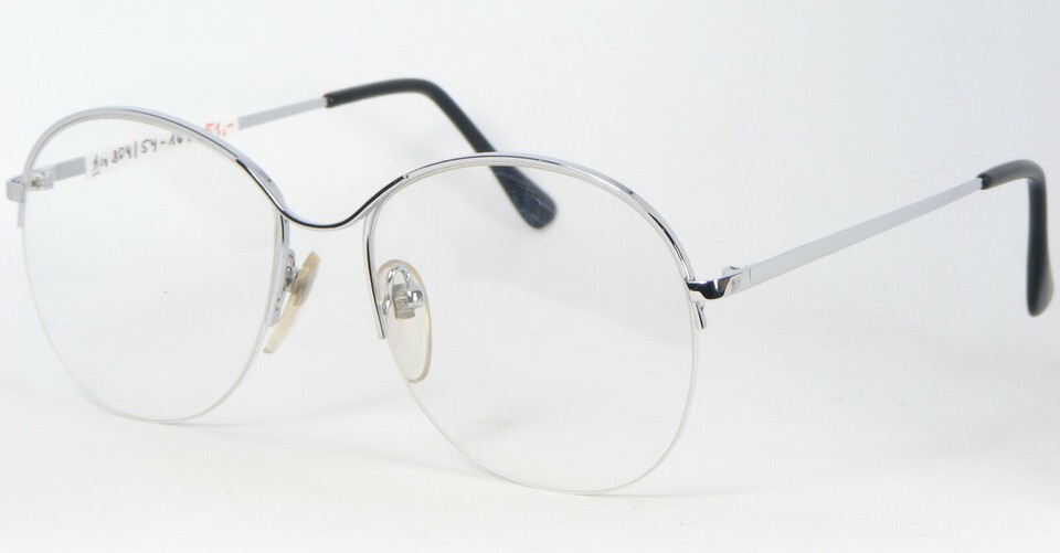 Vintage Gormanns 56803 SILVER EYEGLASSES GLASSES METAL FRAME 54-16-140mm - $55.10