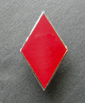 Us Army 5TH Infantry Division Lapel Pin Badge 1 Inch Red Diamonds - £4.23 GBP