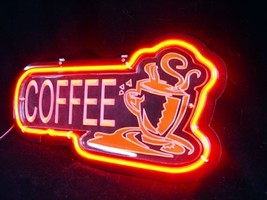 Brand New Coffee 3D Acryl Neon Beer Bar Pub Neon Light Sign 11&quot;x8&quot; High ... - £54.95 GBP