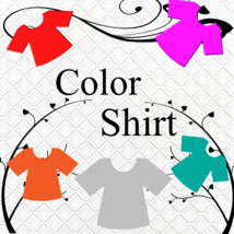 Color Tshirt1-Digital Clipart-Gift Card-Banner-Gift Tag-Jewelry-Tshirt-S... - $1.99
