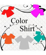 Color Tshirt1-Digital Clipart-Gift Card-Banner-Gift Tag-Jewelry-Tshirt-S... - $37.17 MXN