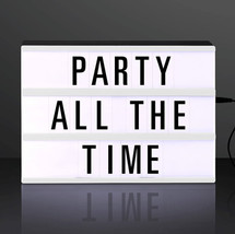 Customizable Large LED Sign My Cinema USB Powered Original Marquee Lightbox - $64.84