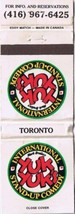 Matchbook Cover Yuk Yuk&#39;s International Stand Up Commedy Toronto Ontario - £3.10 GBP