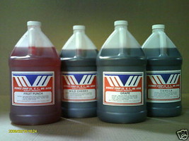 Soda Fountain Syrup - 4  one gallons plastic bottles - £39.11 GBP