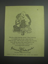 1948 Johnson&#39;s Baby Powder Ad - What fun a baby&#39;s bathtime can be - $18.49