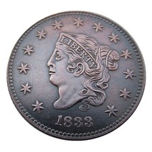 U.S. 1-Cent Coronet Head1816-1839 Copper Foreign Copy Coin Source - £6.63 GBP