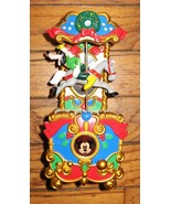 Disney&#39;s Goofy On Horse - Mickey&#39;s Holiday Carousel Wind Up Music Box Works - £18.04 GBP