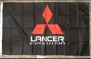 Mitsubishi Lancer Flag 3X5 Ft Polyester Banner USA 90x150cm - $20.00