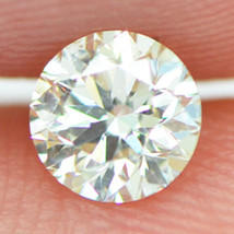 Round Shaped Diamond Natural Loose I Color VS1 Certified Enhanced 0.38 Carat - £299.75 GBP
