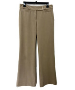 Focus 2000 Petite Womens 8P Tan Classic Dress Pants With Slimming Inside... - €10,37 EUR