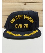 Vintage USS Carl Vinson MILITARY Hat CVN-70 Ship Hat New Made In USA By ... - $40.61 CAD
