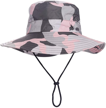 Outdoor Sun Hat, Waterproof Fishing Hat Sun Protection Summer Boonie for Man and - £14.13 GBP