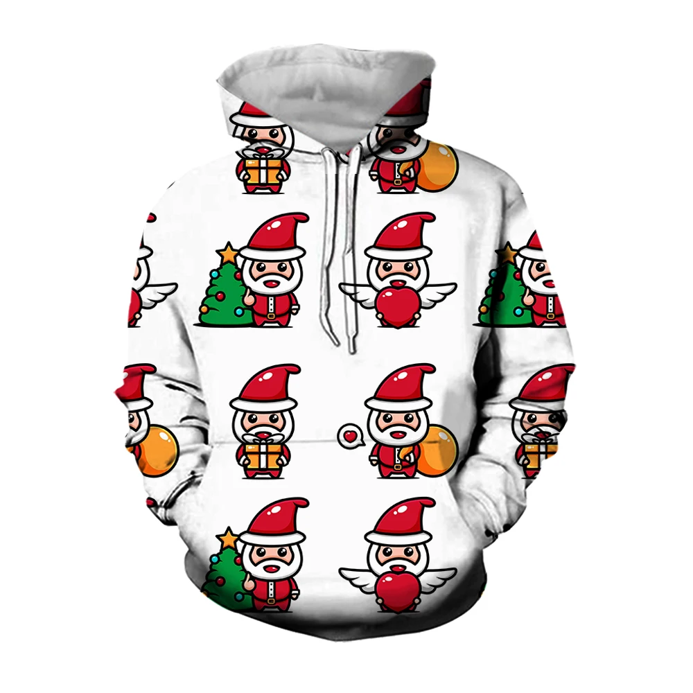 Jumeast 3d Christmas Gift Saint Nicholas Drip Hoodies Sinterklaas Santa Winter H - £167.33 GBP