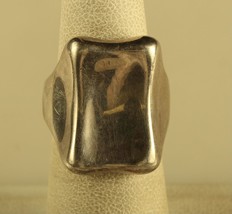 Vintage Sterling Signed 925 RLM Roberl Lee Morris Thailand Modernist Dome Ring 6 - £75.17 GBP