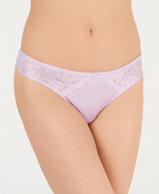 INC Smooth Lace Thong, Color: Lavender Fog, Size: XL - £7.83 GBP