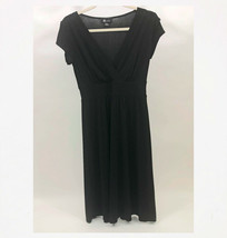 AB Studio Little Black Dress Cap Sleeves Size Small - £12.87 GBP