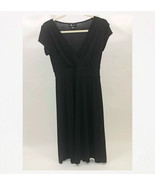 AB Studio Little Black Dress Cap Sleeves Size Small - £12.56 GBP