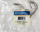 Gatehouse 2 Hook Satin Nickel Wall Coat Robe Clothes Hook 30-lb Capacity... - $8.00