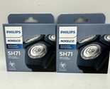 Lot Of 2: Philips Norelco SH71/52 Shaving Head Phillips Shaver Series 70... - $37.88