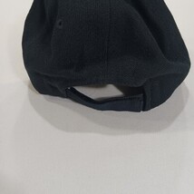 Vintage NY Yankees Black Hat Cap 2001 World Series Wool Blend MLB Back Strap image 12