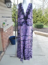Nwot The Pyramid Collection Purple Snake Print Dress 3X - £23.97 GBP