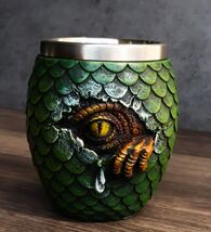 Green Khaleesi's Dragon Scale Egg With Hatching Wyrmling Small Cup Shot ... - $22.99