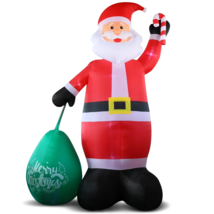 14 Feet Giant Christmas Inflatable Decorations Outdoor Santa Claus with ... - $2,116.66 MXN
