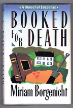Miriam Borgenicht Booked For Death First Edition Hardcover Dj Biblio Mystery - £17.59 GBP