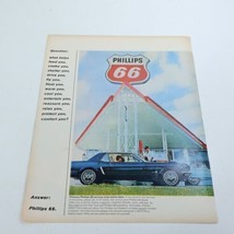 1965 Phillips 66 Service Kodak Film Print Ad 10.5&quot; x 13.5&quot; - £5.63 GBP
