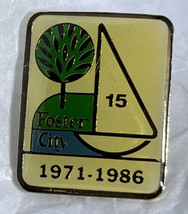 Foster City California Sailing City State Souvenir Enamel Lapel Hat Pin ... - $5.95