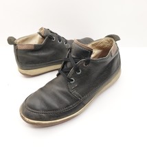 Ecco Chase II Womens Size 38 US 7 Black Leather Ankle Chukka Shoes - $679.98 MXN