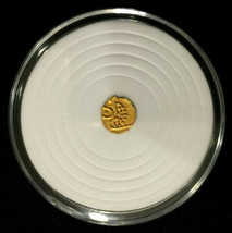 1881 India Travancore Gold Viraraya Fanam VF - A Rare Historical Artifact - $175.00