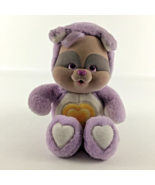 Care Bears Cousin Cub Lil Bright Heart Raccoon Plush Stuffed Vintage 198... - $72.33