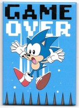Sonic the Hedgehog Game Sonic Falling Game Over Refrigerator Magnet NEW UNUSED - £3.13 GBP
