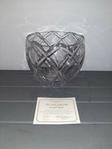 LENOX CRYSTAL GOLD CLUB BOWL #095014 HALLMARKED 7.25&quot; COA - £38.06 GBP