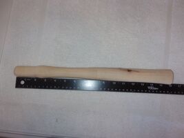 NEW BROWN 16 INCH WOOD TOOL HANDLE WITH 1 INCH HEAD NO SLOT - $14.09
