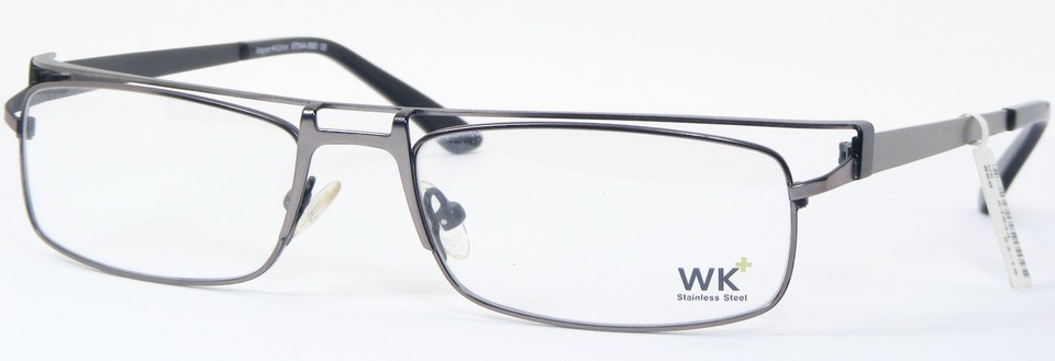 Wagner &amp; Kühner Kuhner WK 67044 860 METALLIC SILVER /BLACK EYEGLASSES 53... - $59.19