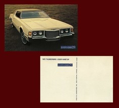 1972 Ford Thunderbird Vintage Original Farbe Postkarte – Usa – Tolles... - £6.82 GBP