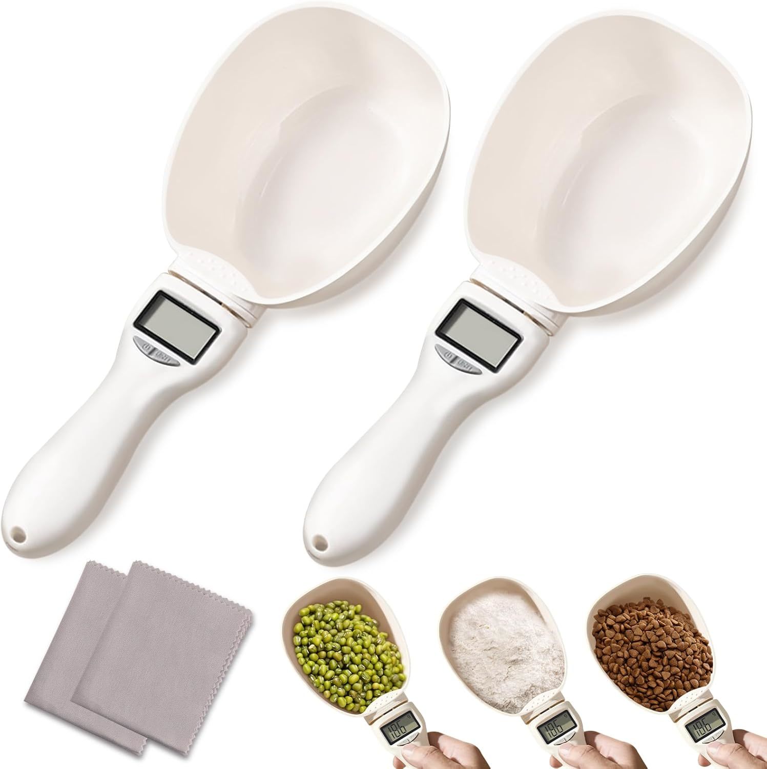 2Pcs Digital Measuring Spoon,Digital Spoon Scale With Lcd Screen Display, - $37.94